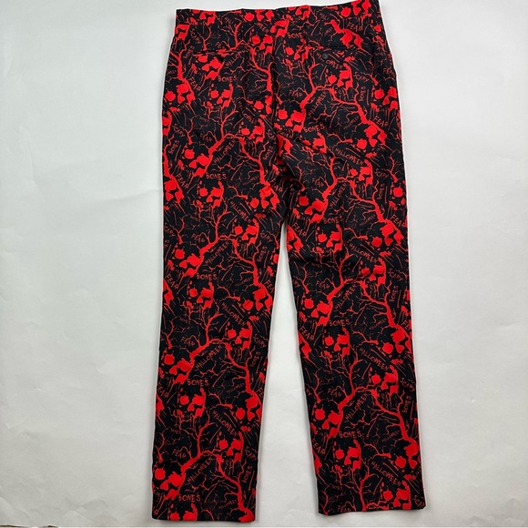 Men’s Halloween Balck Red Fear Bones Halloween Print Suit Size XL - Picture 5 of 15
